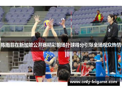 陈雨菲在新加坡公开赛精彩前场扑球得分引爆全场观众热情
